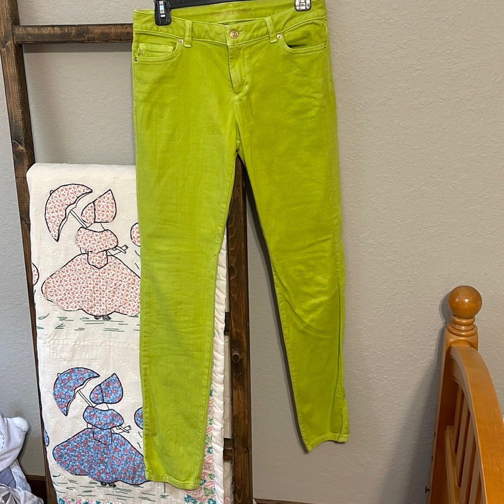 MICHAEL KORS LIME green jeans size 4
